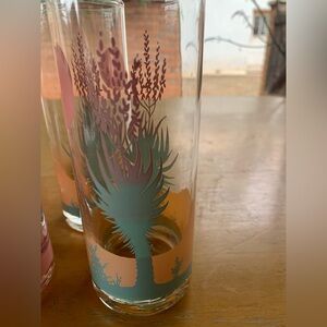 Vintage Panche by Wiley Clark and Patrick Flowsey- Teal and Lavender Print